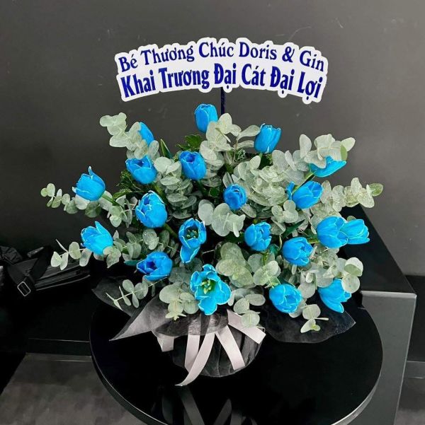Giỏ hoa khai trương