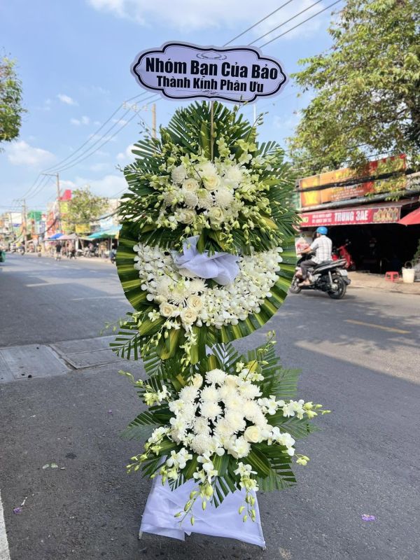 hoa chia buồn