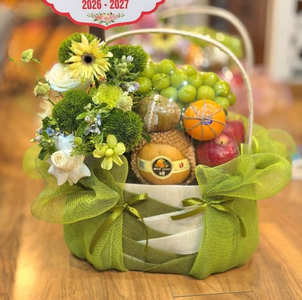 Giỏ hoa trái cây tặng người lớn tuổi