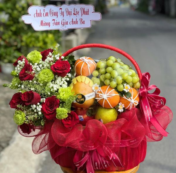 Giỏ hoa trái cây