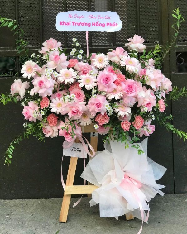 hoa khai trương Spa, salon