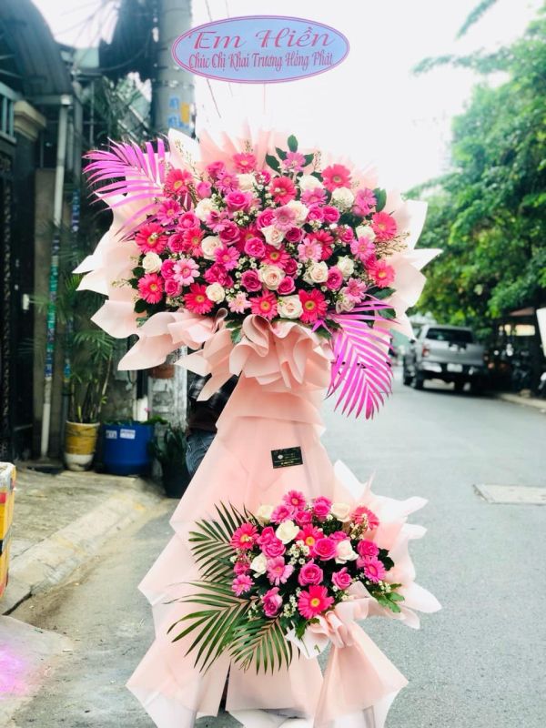 Giỏ hoa khai trương