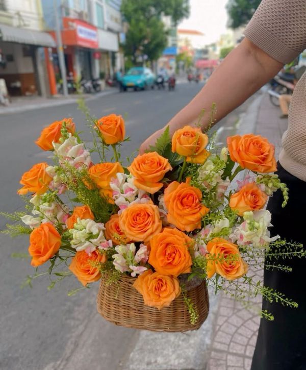 hoa-sinh-nhat-tang-chong-5 giỏ hoa sinh nhật tặng chồng