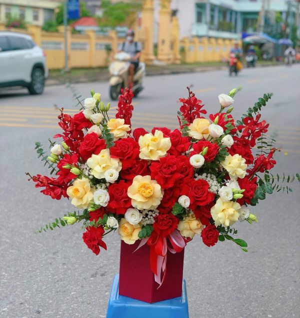 Giỏ hoa sinh nhật tặng mẹ