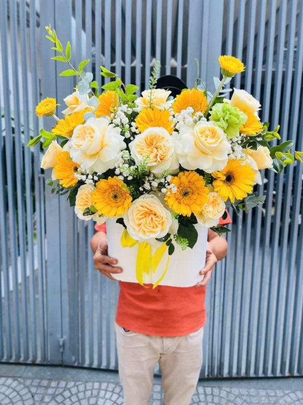 giỏ hoa sinh nhật tặng người yêu