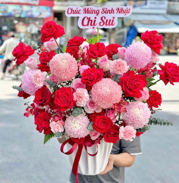 nen-tang-hoa-sinh-nhat-khi-nao-3 giỏ hoa mừng sinh nhật