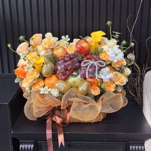 Giỏ Quà Hoa Trái Cây Cao Cấp – Thịnh Vượng