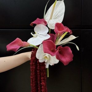 Bó Hoa Cưới Calla Đỏ Trắng – Sắc Màu Hạnh Phúc
