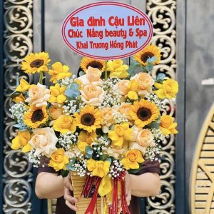 hoa khai trương