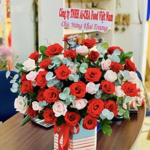 hoa khai trương