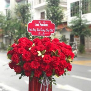 hoa khai trương