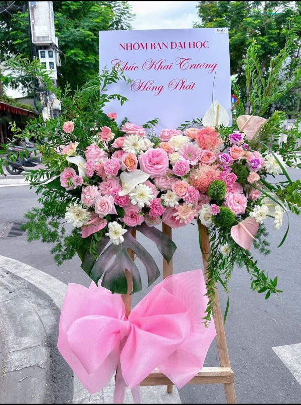 hoa khai trương